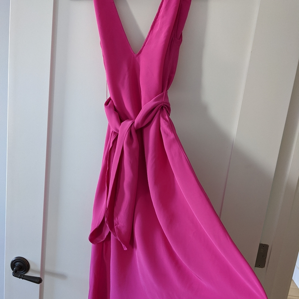 Pink &Other Stories silk dress